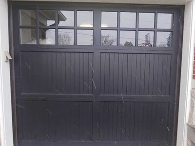Garage Door Design and Window Installation for More Natural Light